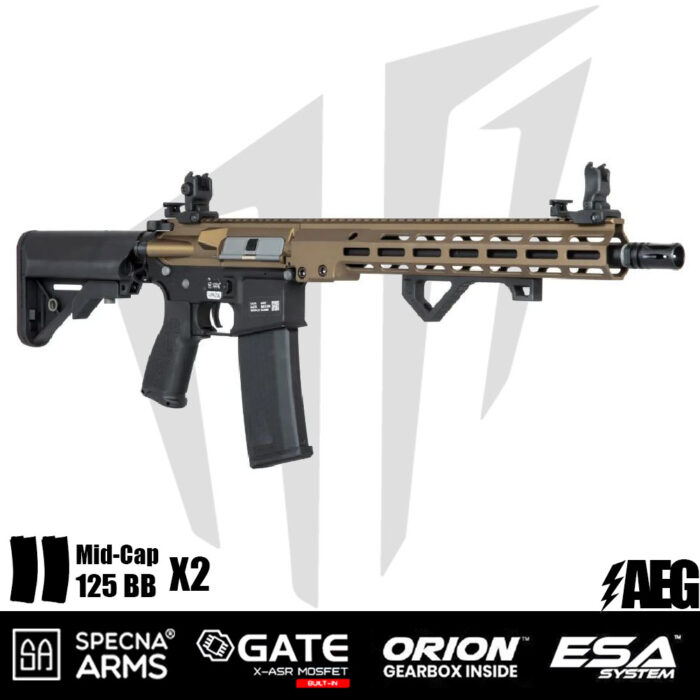 Specna Arms SA-E22 EDGE™ Airsoft Tüfeği – Tan/Siyah