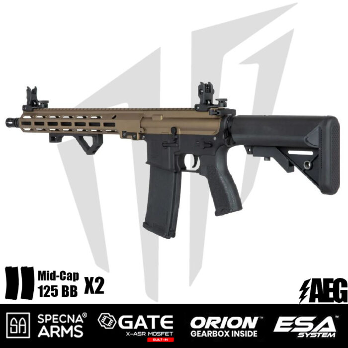 Specna Arms SA-E22 EDGE™ Airsoft Tüfeği – Tan/Siyah