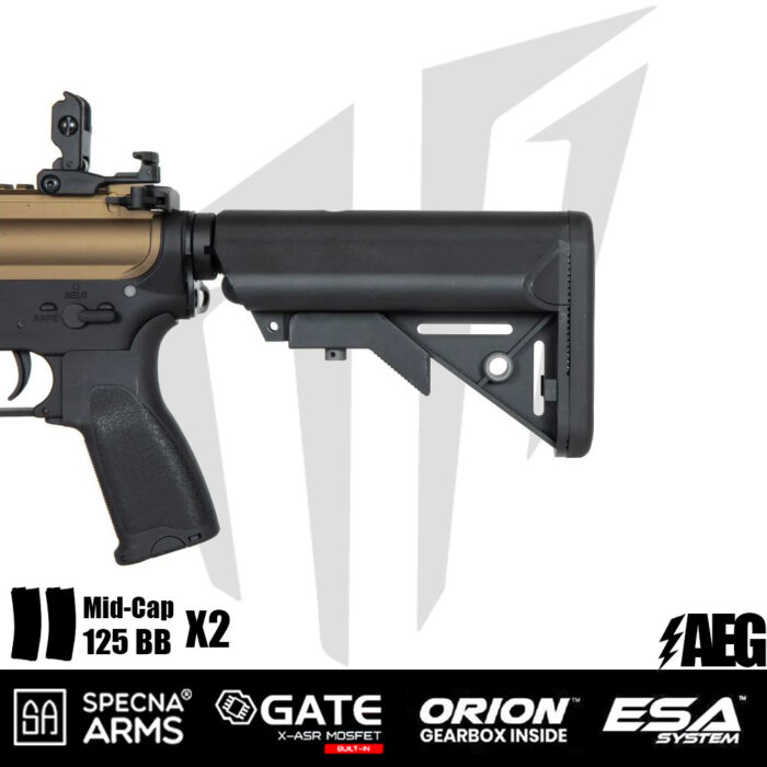 Specna Arms SA-E22 EDGE™ Airsoft Tüfeği – Tan/Siyah