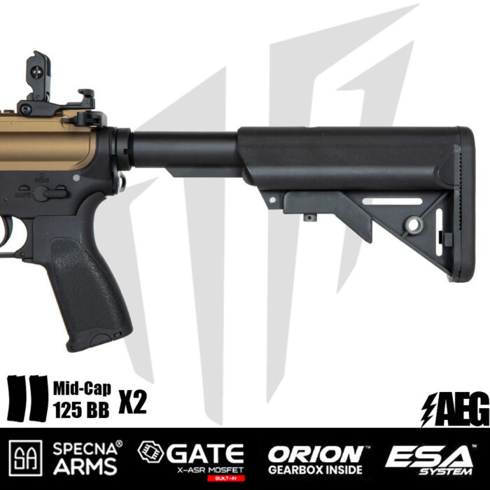 Specna Arms SA-E22 EDGE™ Airsoft Tüfeği – Tan/Siyah