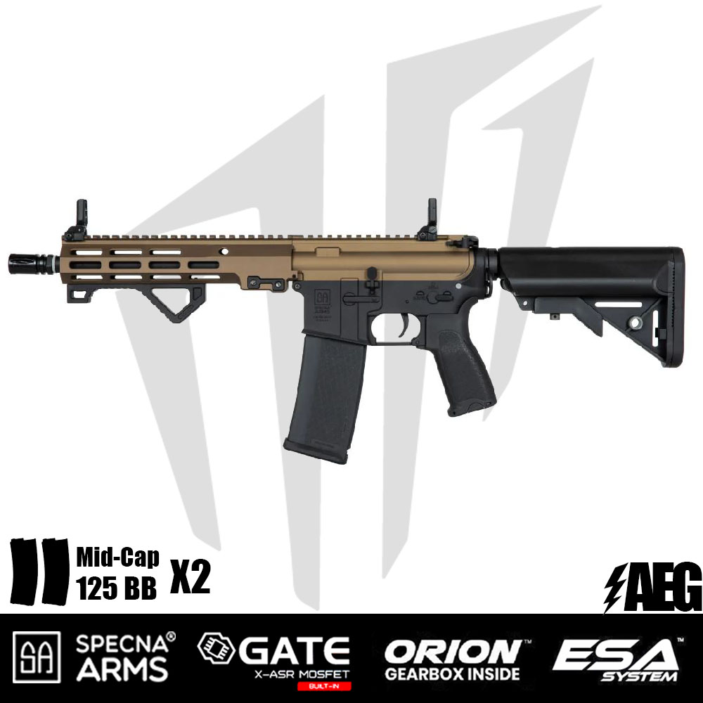 Specna Arms SA-E23 EDGE™ Airsoft Tüfeği – Tan/Siyah