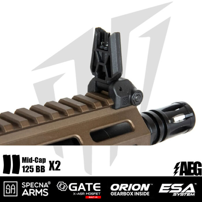 Specna Arms SA-E23 EDGE™ Airsoft Tüfeği – Tan/Siyah