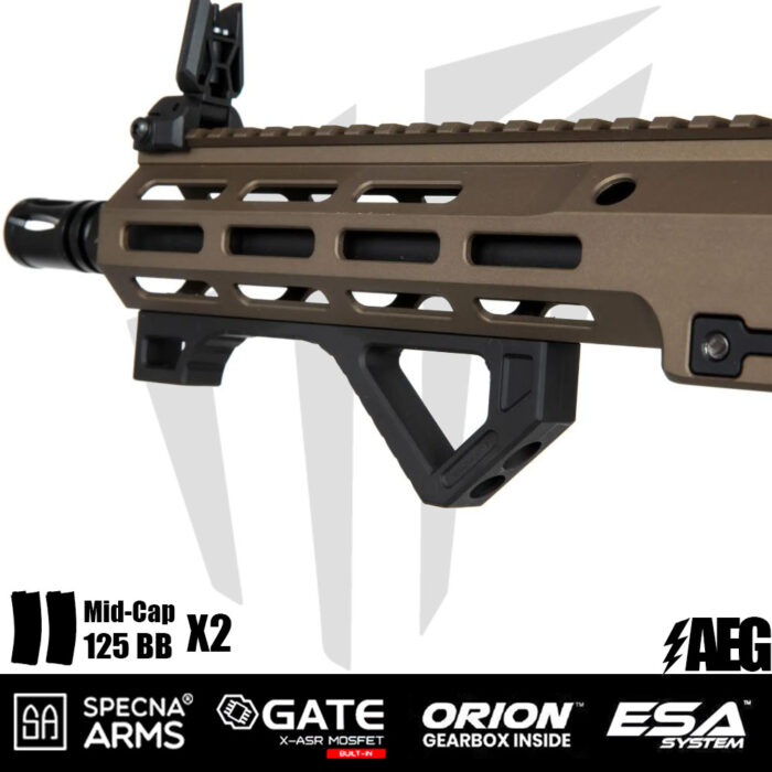 Specna Arms SA-E23 EDGE™ Airsoft Tüfeği – Tan/Siyah