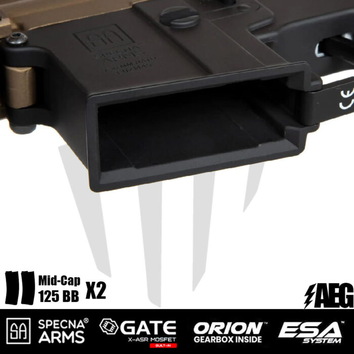 Specna Arms SA-E23 EDGE™ Airsoft Tüfeği – Tan/Siyah