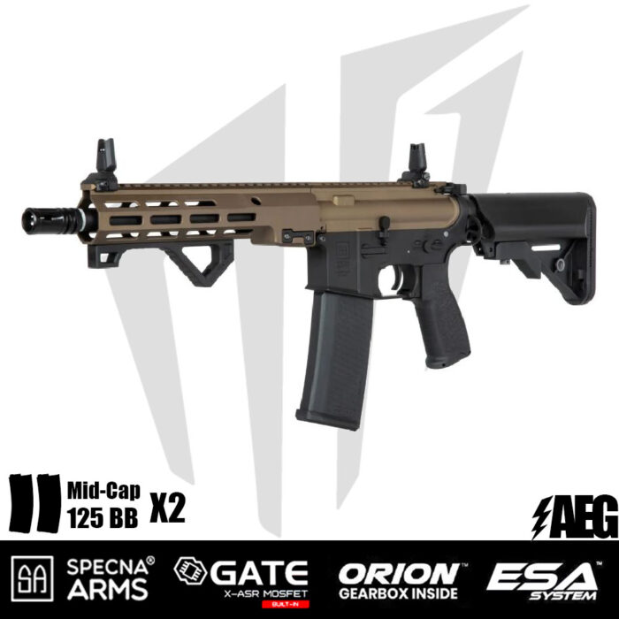 Specna Arms SA-E23 EDGE™ Airsoft Tüfeği – Tan/Siyah