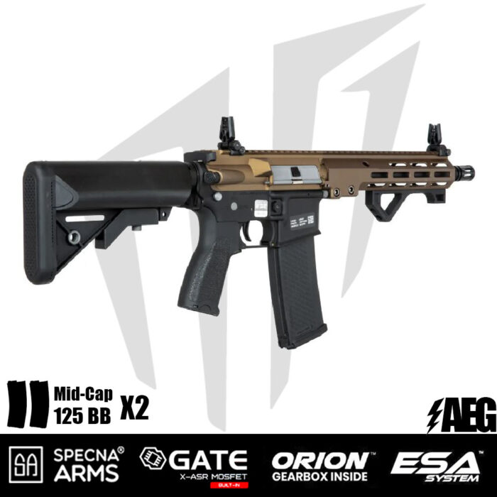 Specna Arms SA-E23 EDGE™ Airsoft Tüfeği – Tan/Siyah