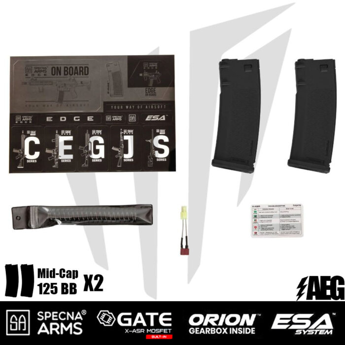 Specna Arms SA-E24 EDGE™ Airsoft Tüfeği - Siyah