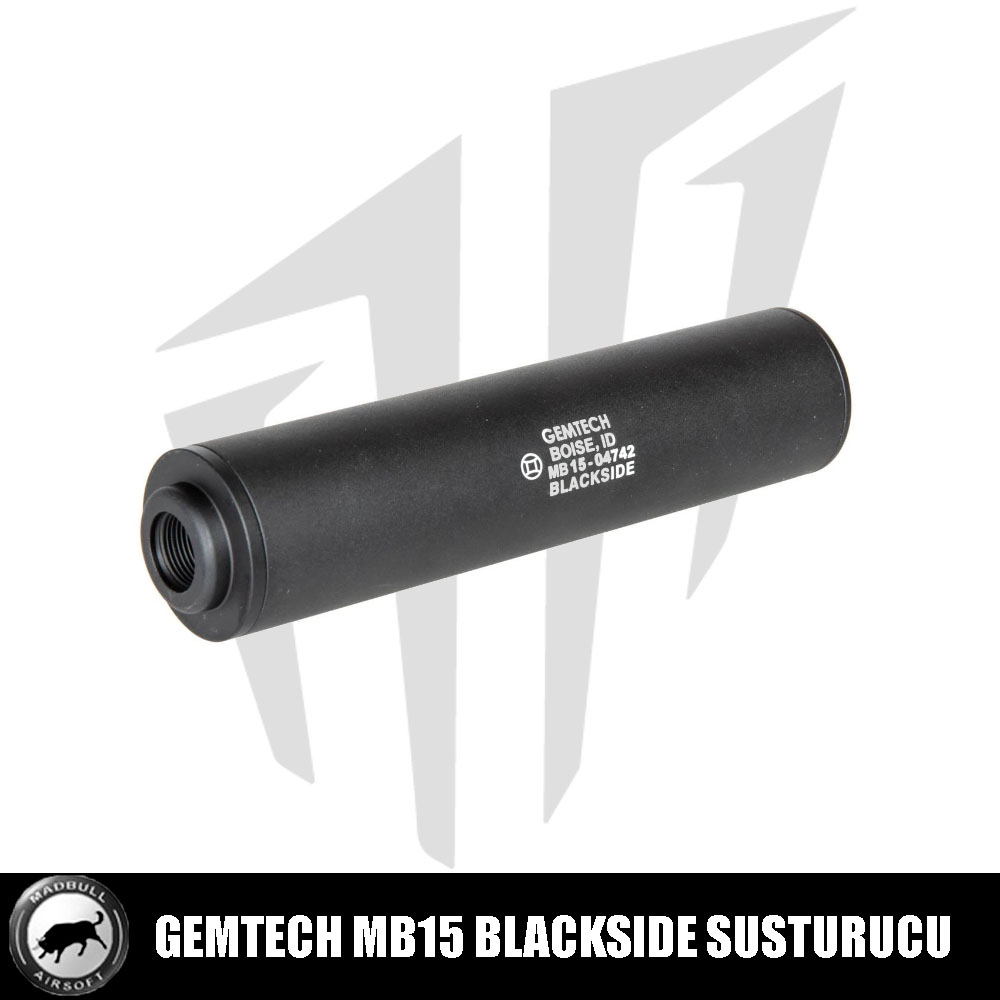 Mad Bull Gemtech MB15 Blackside Susturucu