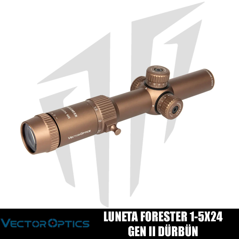 Vector Optics Luneta Forester 1-5×24 Gen II Dürbün – Coyote FDE