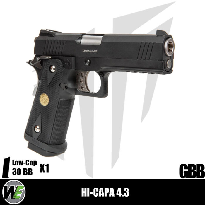 WE Hi-Capa 4.3 Maple Leaf OPS Special Edition Airsoft Tabanca – Siyah