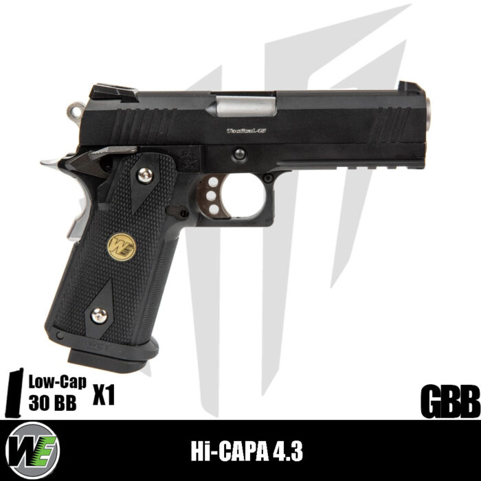 WE Hi-Capa 4.3 Maple Leaf OPS Special Edition Airsoft Tabanca – Siyah