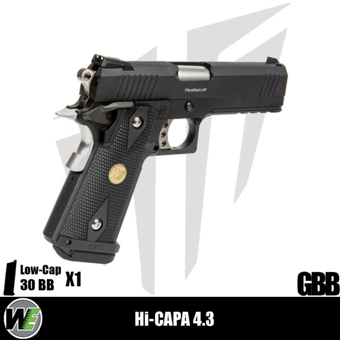 WE Hi-Capa 4.3 Maple Leaf OPS Special Edition Airsoft Tabanca – Siyah