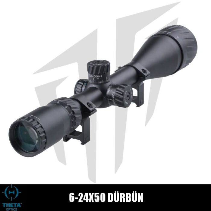 Theta Optics 6-24x50 Dürbün – Siyah