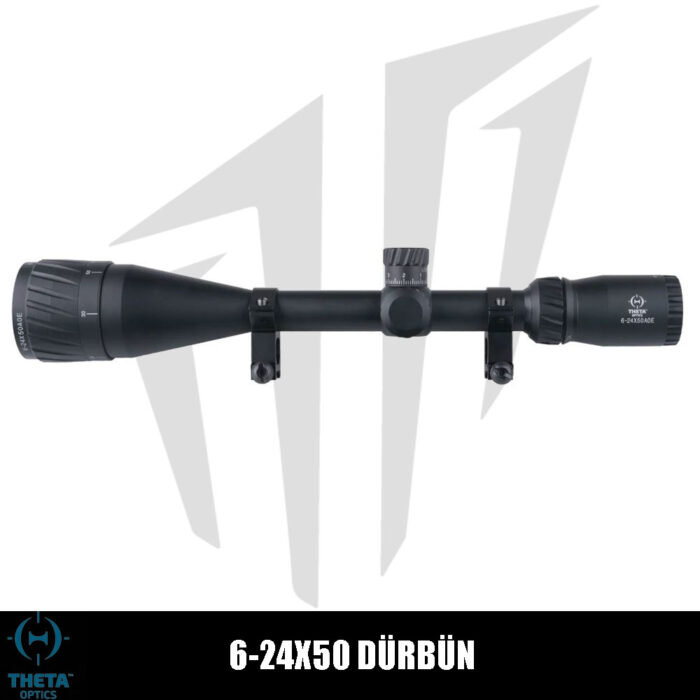 Theta Optics 6-24x50 Dürbün – Siyah