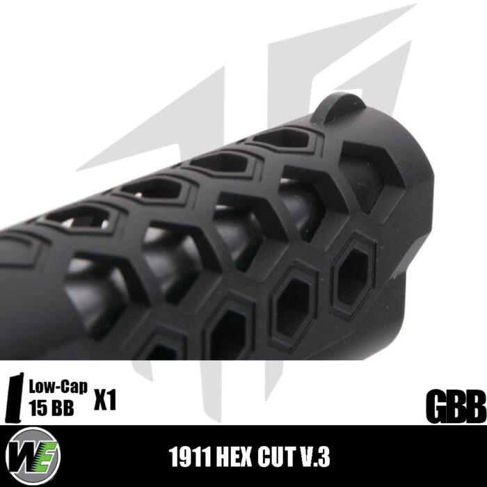 WE 1911 Hex Cut V.3 Airsoft Tabanca – Siyah