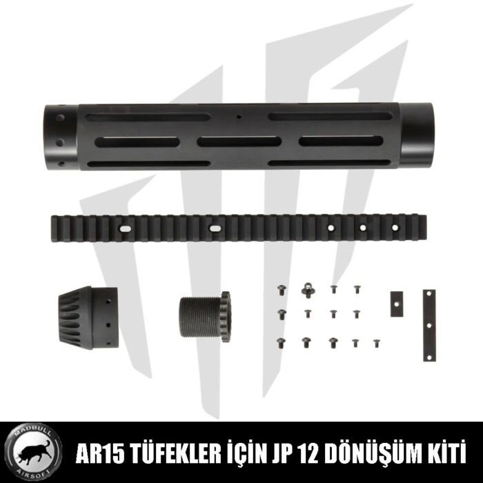 Mad Bull AR15 Airsoft Tüfekleri İçin JP 12 Dönüşüm Kiti