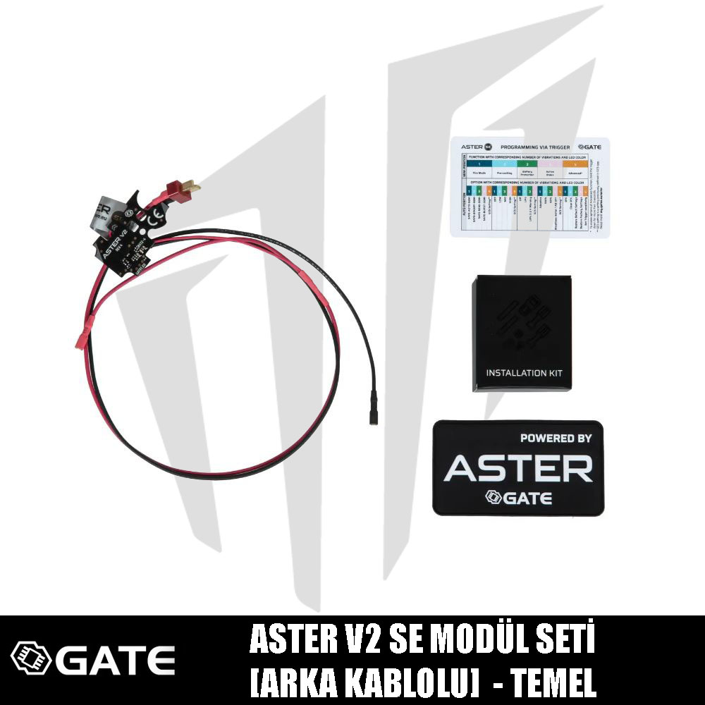 Gate Aster V2 Se Elektronik Tetik Modülü Seti [Arka Kablolu] – Temel