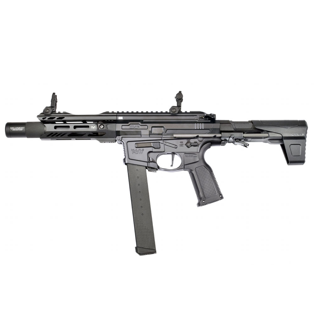 ICS Airsoft CXP-MARS PDW9 S3 Airsoft Tüfeği – Siyah