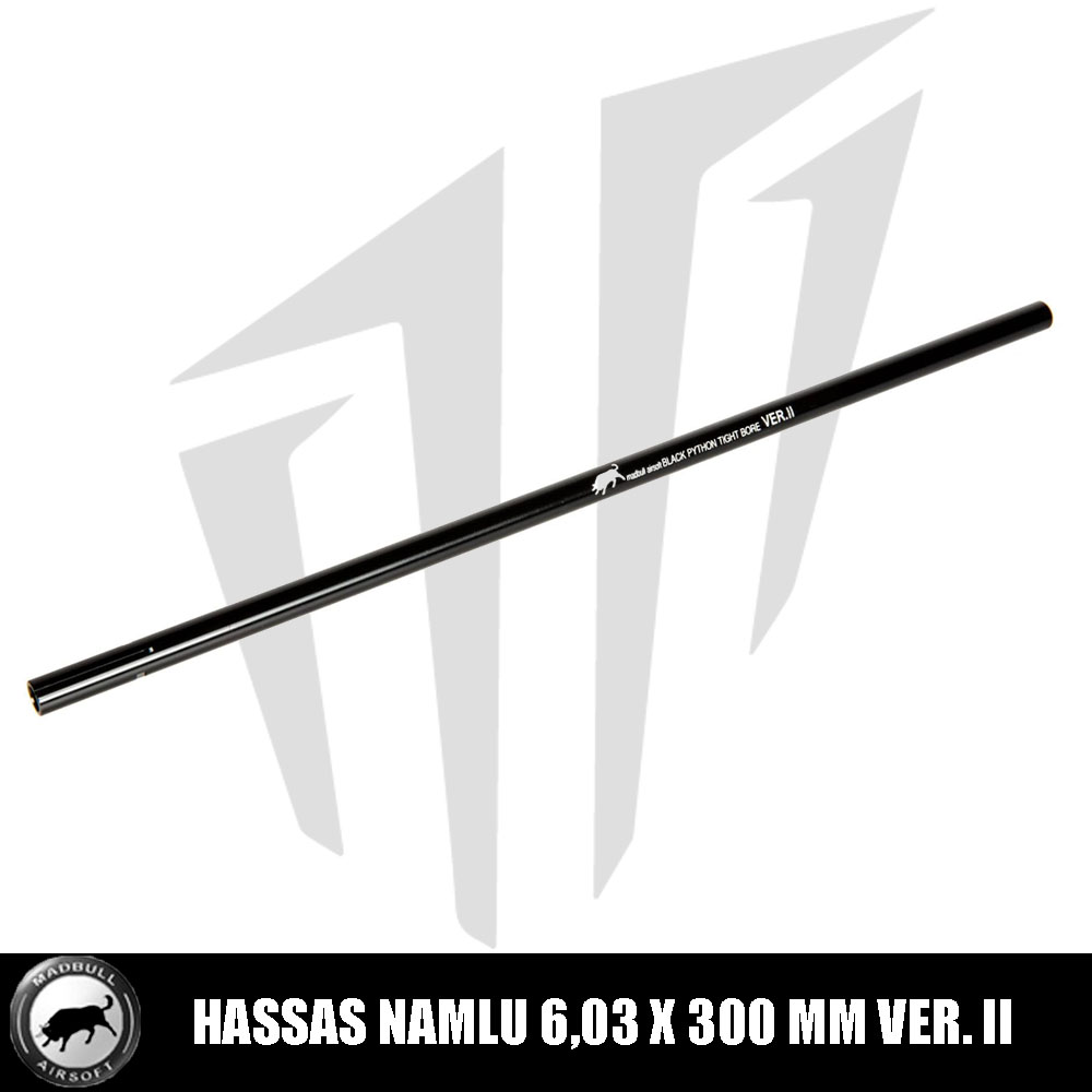 Mad Bull Black Python Hassas Namlu 6,03 x 300 mm Airsoft Namlusu