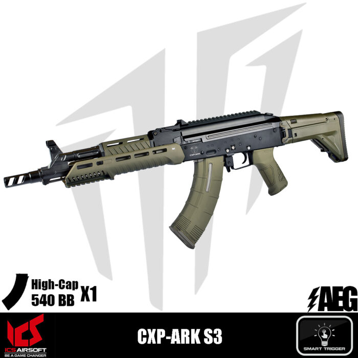 ICS Airsoft CXP-ARK S3 Airsoft Tüfeği – Yarım Yeşil