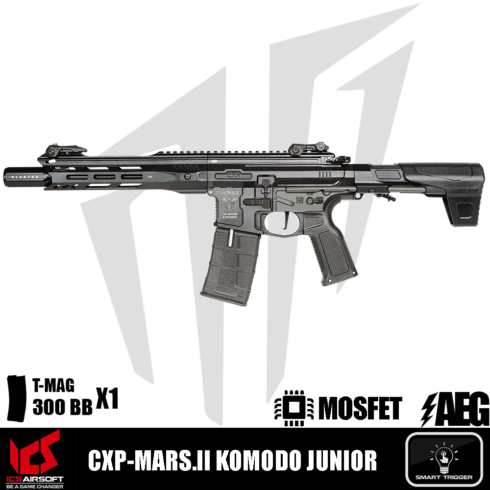 ICS Airsoft CXP-MARS.II Komodo Junior Airsoft Tüfeği - Siyah