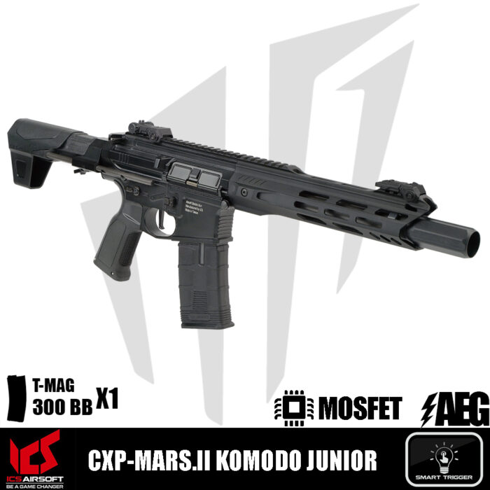 ICS Airsoft CXP-MARS.II Komodo Junior Airsoft Tüfeği - Siyah