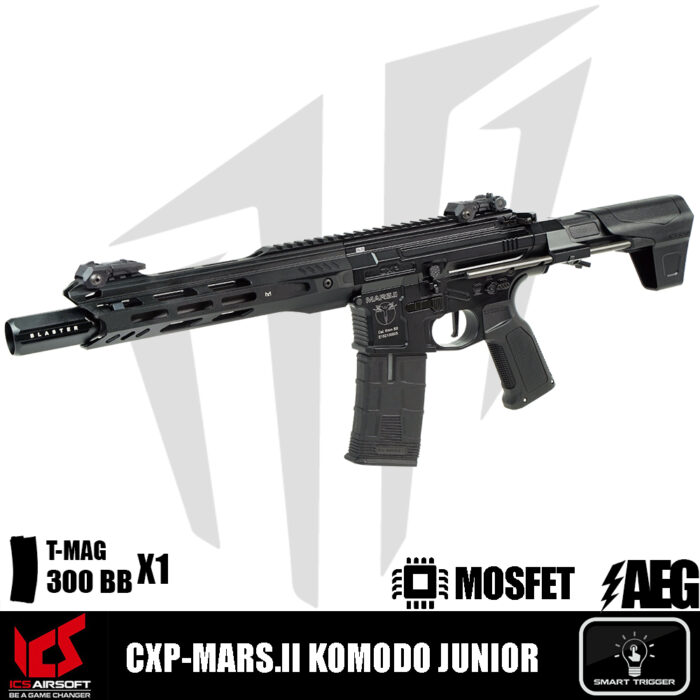 ICS Airsoft CXP-MARS.II Komodo Junior Airsoft Tüfeği - Siyah