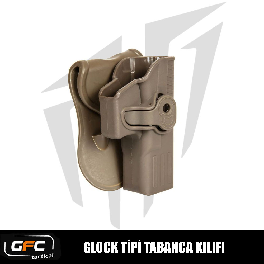 GFC Tactical Glock Airsoft Tabancaları İçin Tabanca Kılıfı – Tan