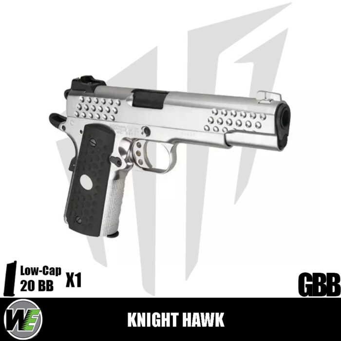 WE Knight Hawk 1911 Airsoft Tabanca – Gümüş