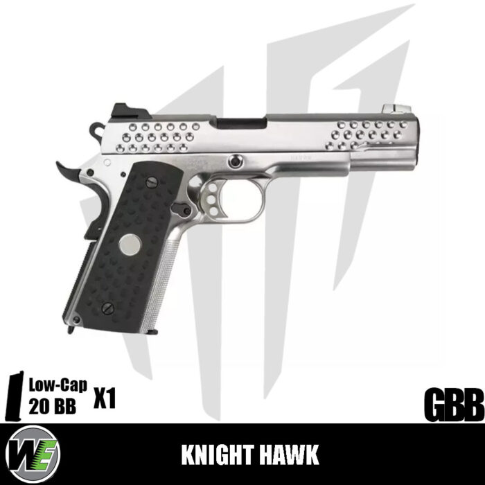 WE Knight Hawk 1911 Airsoft Tabanca – Gümüş