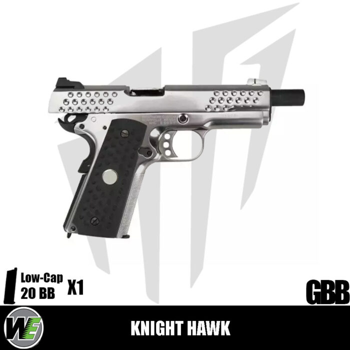 WE Knight Hawk 1911 Airsoft Tabanca – Gümüş