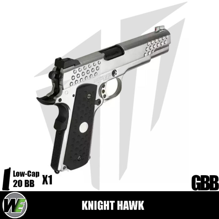 WE Knight Hawk 1911 Airsoft Tabanca – Gümüş