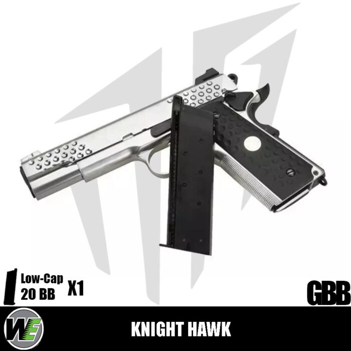 WE Knight Hawk 1911 Airsoft Tabanca – Gümüş