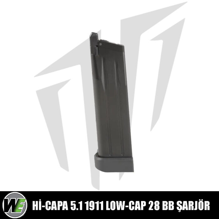 WE Hi-Capa 5.1 ve 1911 Low-Cap 28BB”Lik Airsoft Şarjör