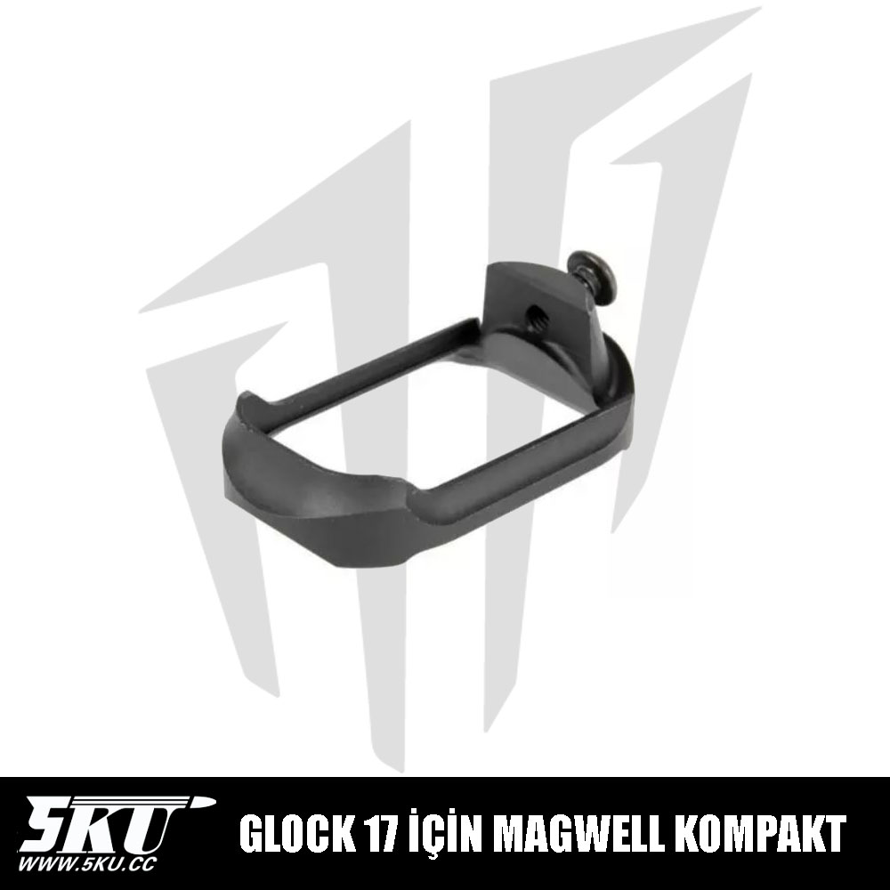 5KU Glock 17 Airsoft Tabancaları İçin Magwell Kompakt – Siyah