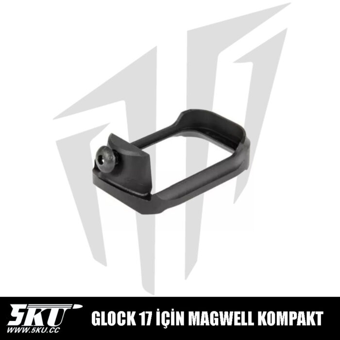 5KU Glock 17 Airsoft Tabancaları İçin Magwell Kompakt – Siyah