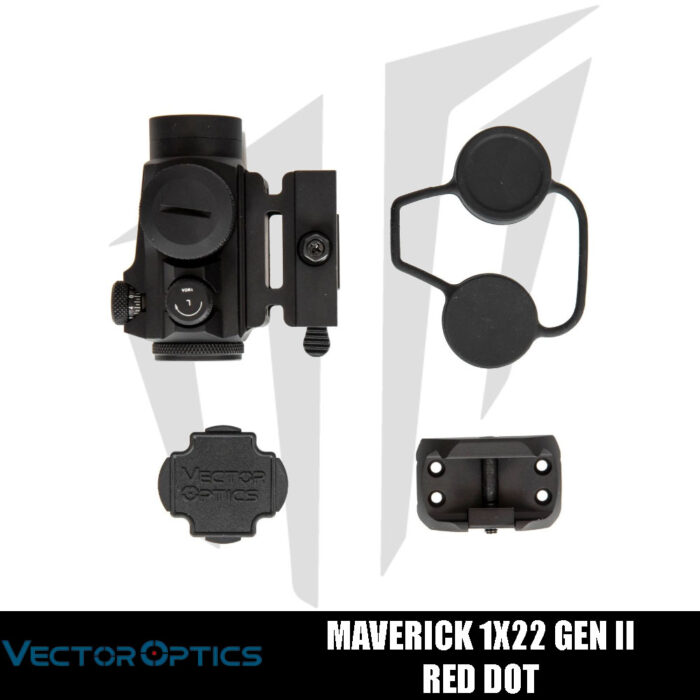 Vector Optics Maverick 1x22 Gen II Red Dot - Siyah