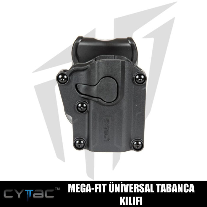 Cytac Mega-Fit Üniversal Tabanca Kılıfı - Siyah