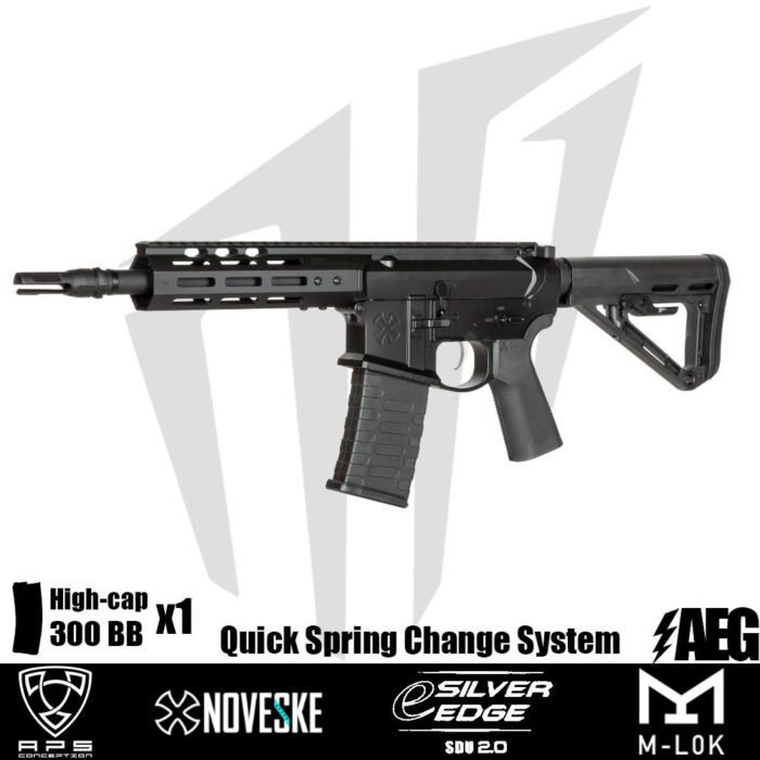 APS Noveske 7.94”’ Gen 4 SBR Airsoft Tüfeği – Siyah