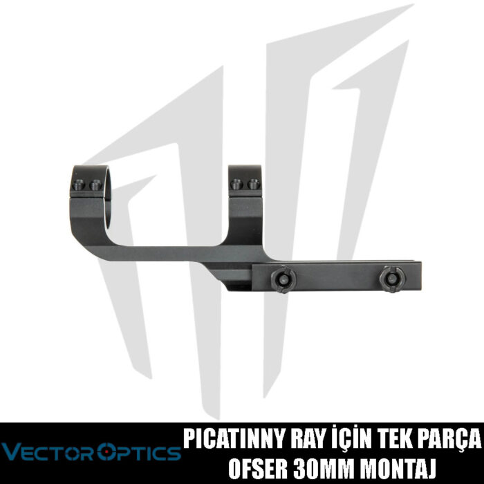 Vector Optics RIS / Picatinny Ray İçin Tek Parça Ofset 30mm Montaj