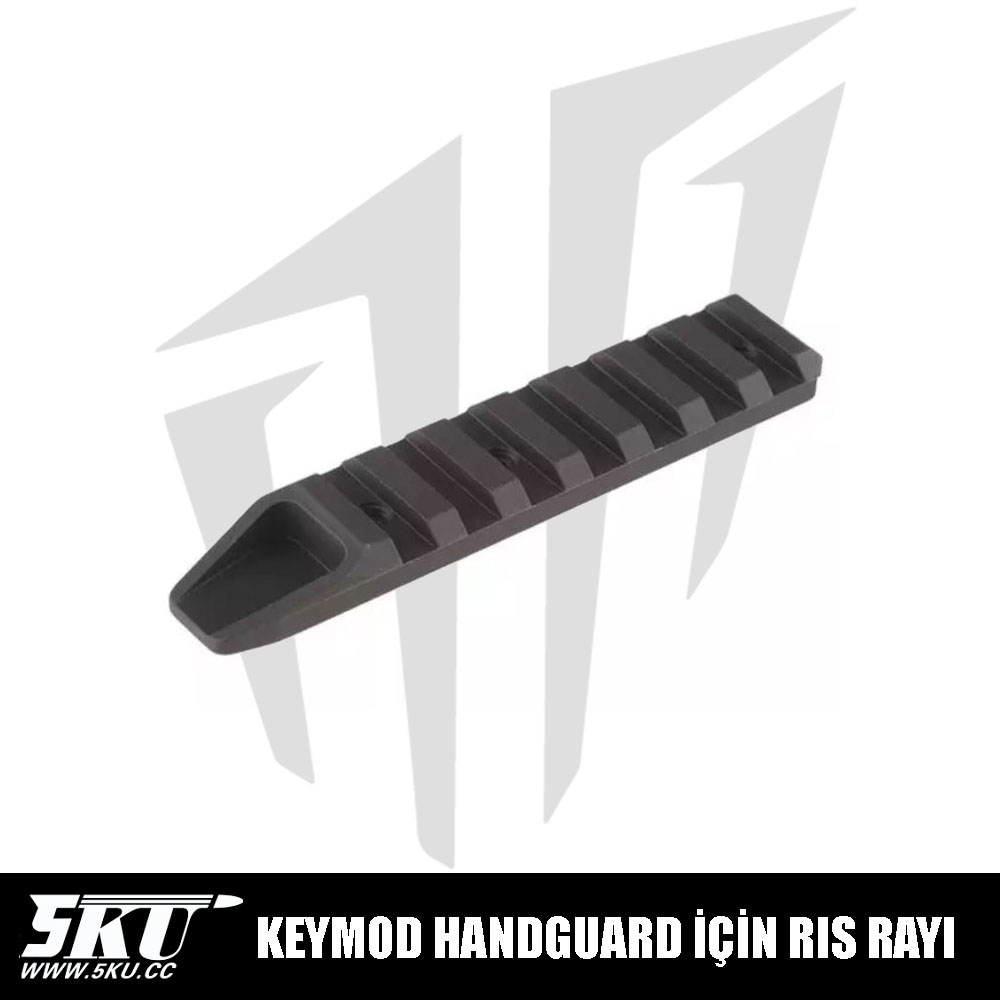5KU KeyMod Handguard için RIS Rayı - Siyah