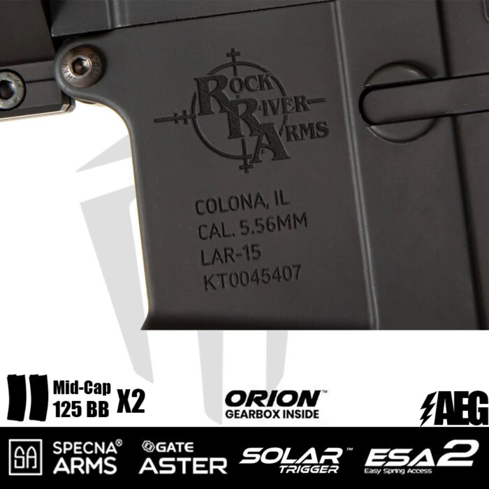 Specna Arms RRA SA-E14 EDGE 2.0™ Airsoft Tüfeği – Siyah