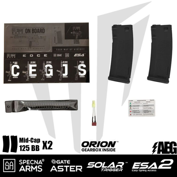 Specna Arms RRA SA-E14 EDGE 2.0™ Airsoft Tüfeği – Siyah