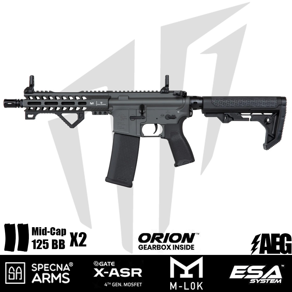 Specna Arms RRA & SI SA-E17-L EDGE™ Airsoft Tüfeği – Chaos Grisi
