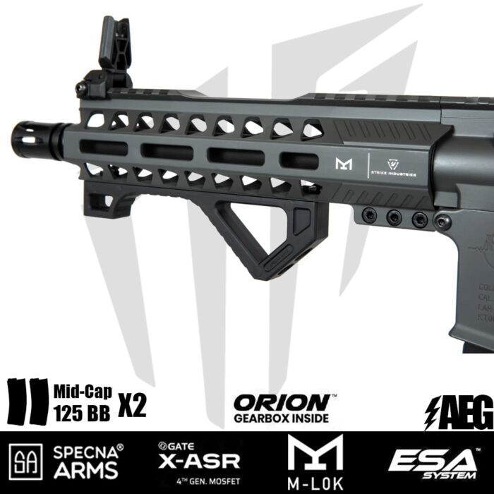 Specna Arms RRA & SI SA-E17-L EDGE™ Airsoft Tüfeği – Chaos Grisi