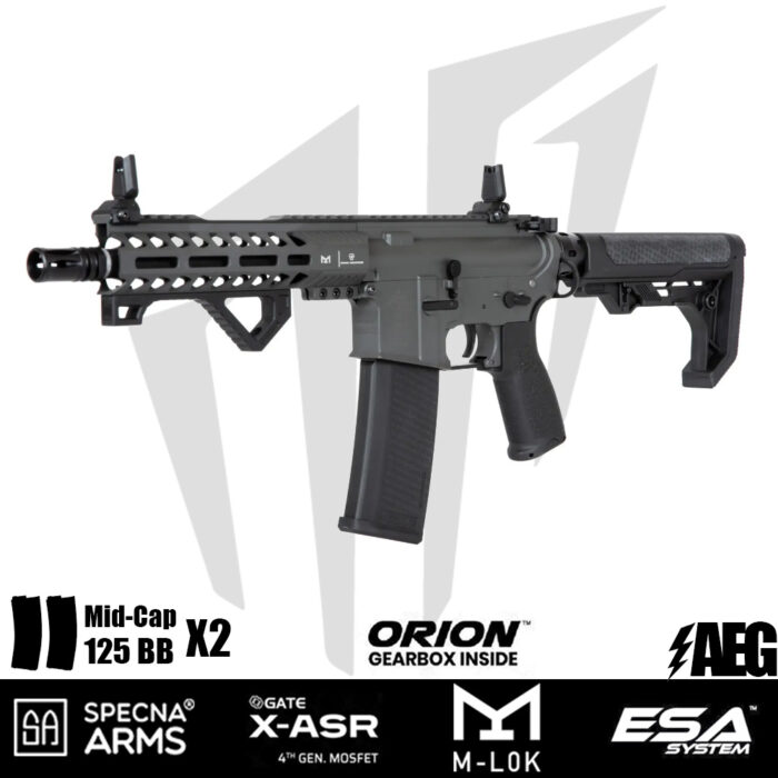 Specna Arms RRA & SI SA-E17-L EDGE™ Airsoft Tüfeği – Chaos Grisi