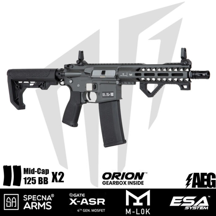 Specna Arms RRA & SI SA-E17-L EDGE™ Airsoft Tüfeği – Chaos Grisi