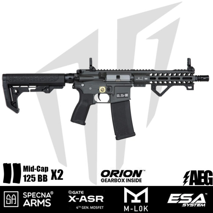 Specna Arms RRA & SI SA-E17-L EDGE™ Airsoft Tüfeği – Chaos Grisi