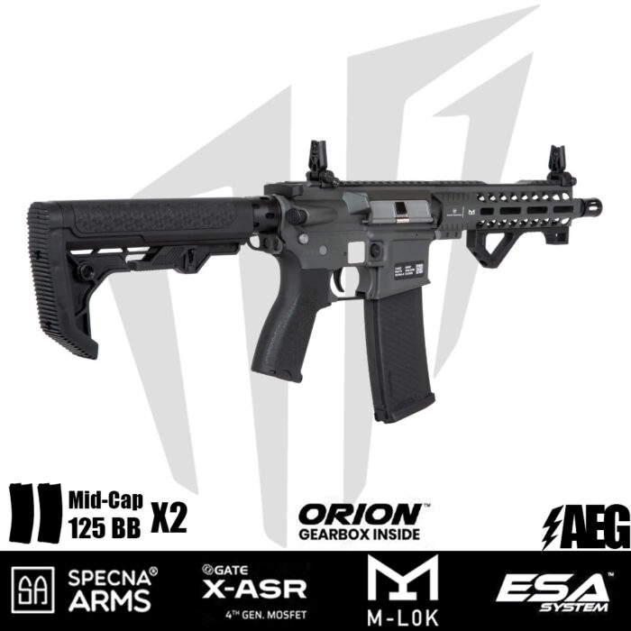 Specna Arms RRA & SI SA-E17-L EDGE™ Airsoft Tüfeği – Chaos Grisi