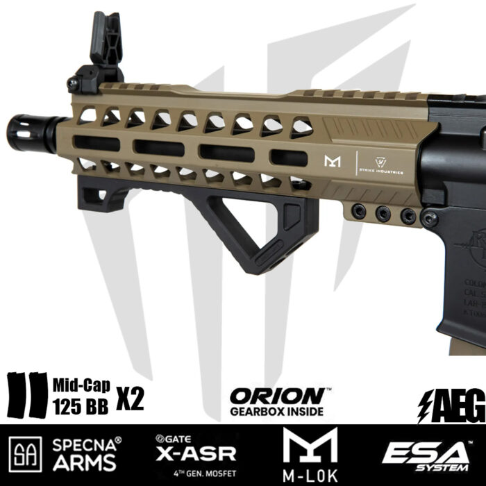 Specna Arms RRA & SI SA-E17-L EDGE™ Airsoft Tüfeği – Yarım Tan